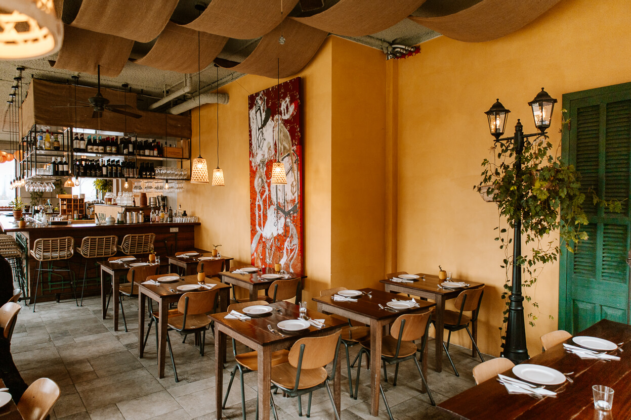 Interieur Papa Thang Amsterdam Noord